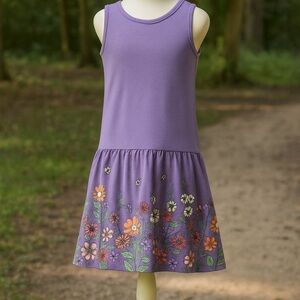 H&M Purple Floral Kids Dress